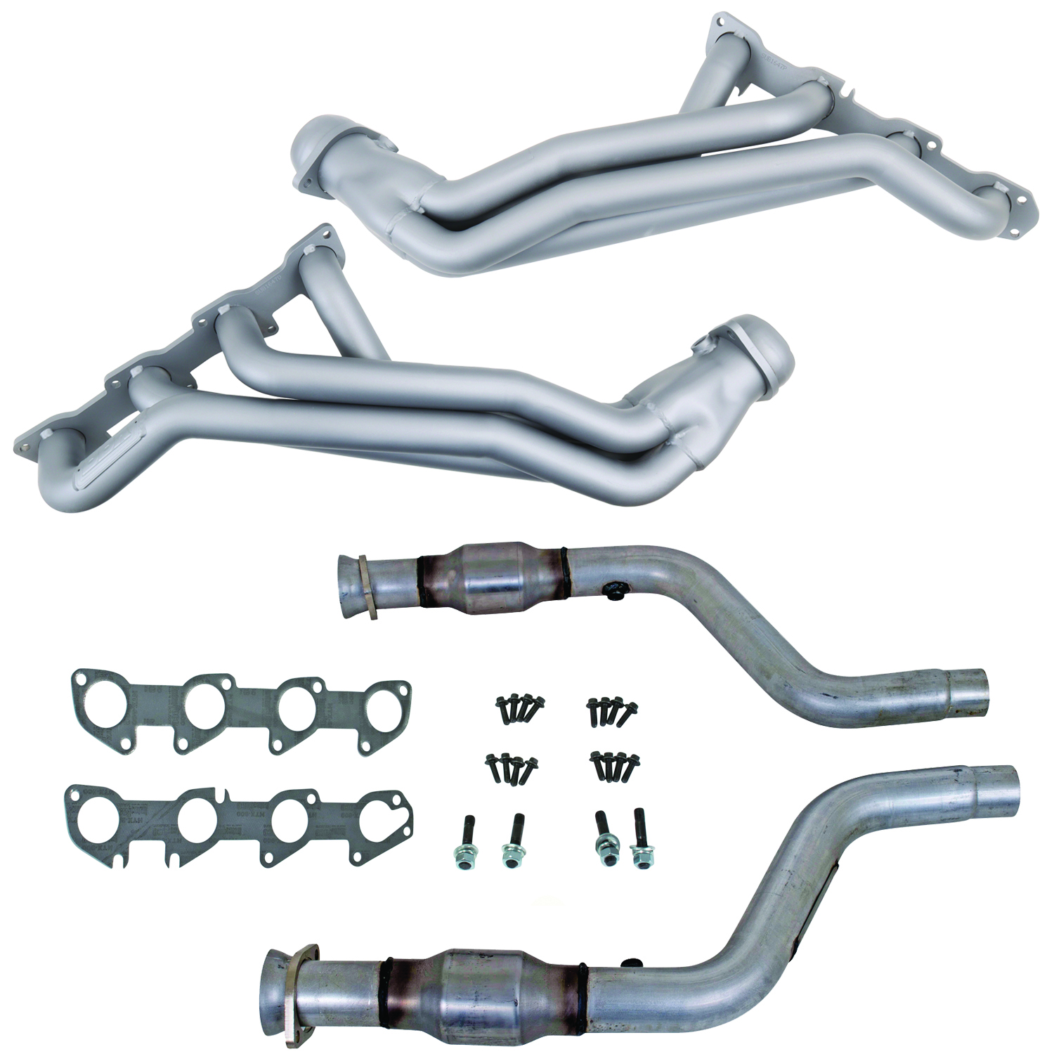 BBK Performance Parts 16472 05-08 DODGE 5.7 HEMI CAR LONG TUBE HEADERS AND SHORT MID PIPE (TITANIUM CERAMIC)